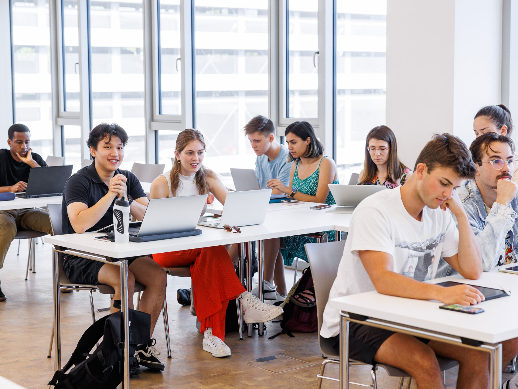 People sitting in a lecture